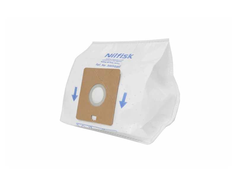Nilfisk Bravo Series Vacuum Bags 5Pk Includes Pre-Filter Synthetic - Vacuum Cleaner Bags