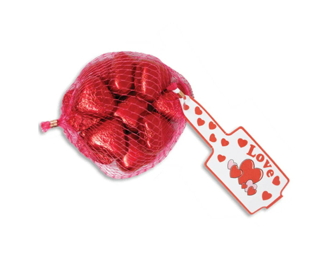 Milk Chocolate Heart Red 77g