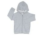 Bonds Baby Logo Fleece Hoodie - New Grey Marle