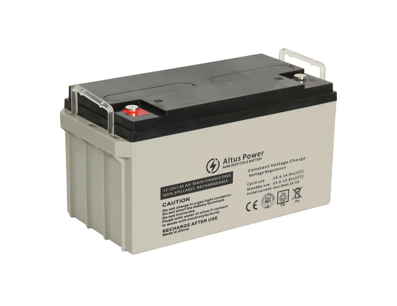 Altus 12v deep cycle AGM battery sealed lead acid battery camping marine 4wd solar (12v 85ah)