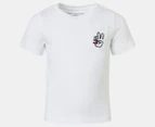 Tommy Hilfiger Baby Boys' Smiley Pocket Short Sleeve Tee / T-Shirt / Tshirt - White