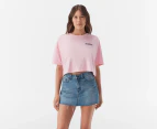 Billabong Women's Lola Crop Tee / T-Shirt / Tshirt - Musk