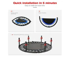 40'' Mini Trampoline Fitness Exercise Rebounder for Adult Child Home and Gym