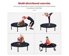 40'' Mini Trampoline Fitness Exercise Rebounder for Adult Child Home and Gym