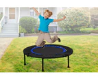 40" Foldable Trampoline Fitness Exercise Cardio Rebounder Suitable for Adult Kids Indoor Outdoor