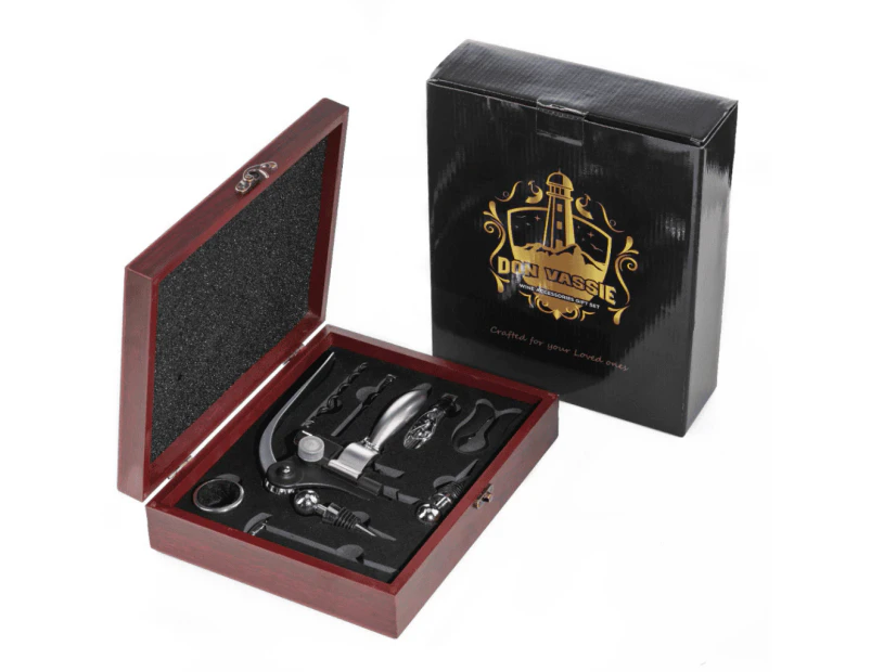 Don Vassie Wine Accessories Gift Set - 9 Pieces Set