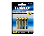 Tinko 4 pack AAA Alkaline Battery Batteries Digital clock Genuine Long Life Power 1.5v