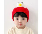Cute Big Eyes Knitted Hat for Baby Boys Girls Soft Warm Woolen Infant Beanie Cap - Blue