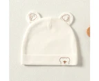Cute Newborn Baby Hat Soft Cotton Beanie Double Layered Hat for Boys & Girls - Pink