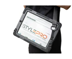 StylePro, shockproof case with hand strap, shoulder strap & rotating stand for iPad mini 6, 8.3" black