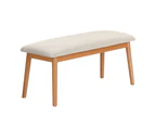 Artiss Dining Bench Upholstery Seat Wooden Chair 106cm