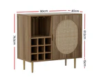 Artiss Buffet Sideboard with Wine Rack - ANYA