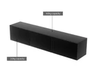 Artiss Floating Entertainment Unit TV Cabinet High Glossy Black 200CM