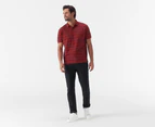 Tommy Hilfiger Men's Bold Stripe Polo Shirt - Regatta Red