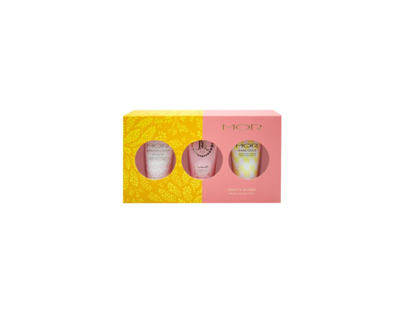 MOR Pretty in Pink Hand Cream Trio 3 x 50mL