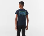Quiksilver Youth Boys' Echoes In Time Tee / T-Shirt / Tshirt - Navy Blazer