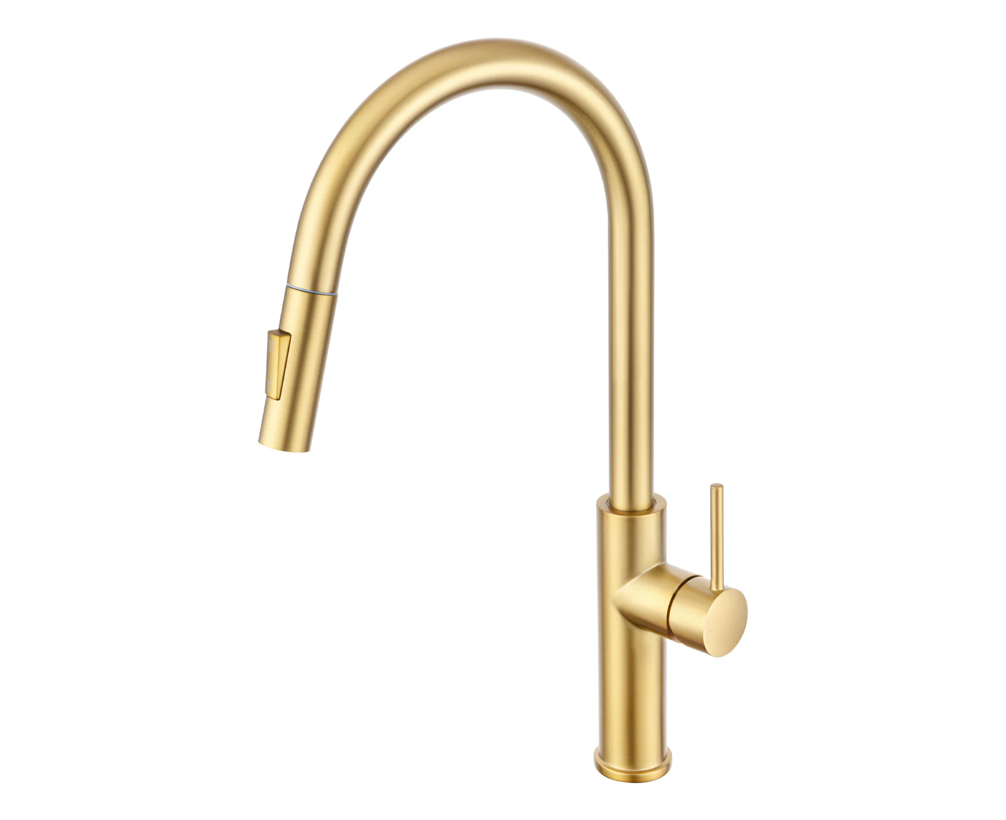 Pull Out tap Brushed Gold Kitchen Mixer Tap Laundry sink Faucets Swivel Spout Brass WELS