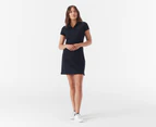 Tommy Hilfiger Women's Stretch Cotton Short Sleeve Polo Dress - Desert Sky