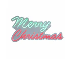 50cm Merry Christmas Neon Sign - Red+Green