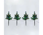 Set of 4 Christmas Tree Path Light