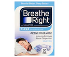 Breathe Right Nasal Strips Clear Large 30pk