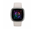 Fitbit Sense 2 White Smartwatch Advanced Health And Fitness Tracker For Men And Women