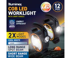 illuminex 12PCE COB LED Worklights Carry Handle 2 Modes Cool White 65 x 120mm