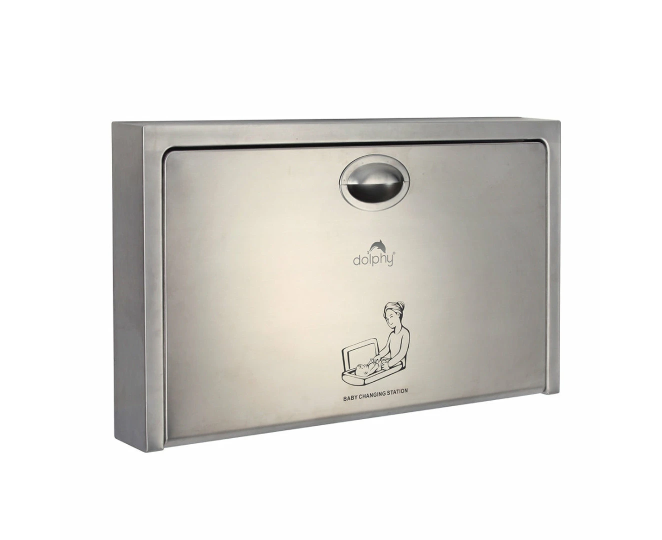 Dolphy Waterproof Stainless Steel Baby Change Station 995x520x105 mm - Silver