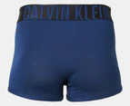 Calvin Klein Men's Intense Power Cotton Trunks 3-Pack - New Navy/Artesian Blue/Nocturnal
