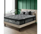 Bedra Queen Mattress Breathable Spring Mattress Euro Top Latex Foam 34cm 7 zone