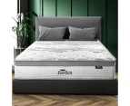 Bedra Queen Mattress Bed Euro Top Pocket Spring Ultra HD Foam 34cm 7 zone