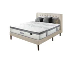 Bedra Queen Mattress Euro Top Bed Mattress Pocket Spring Medium Firm 34cm 7 Zone