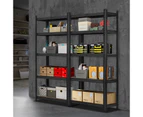 Sharptoo Garage Shelving 1.5mx2 Shelves Warehouse Storage Rack Steel Pallet Shelf