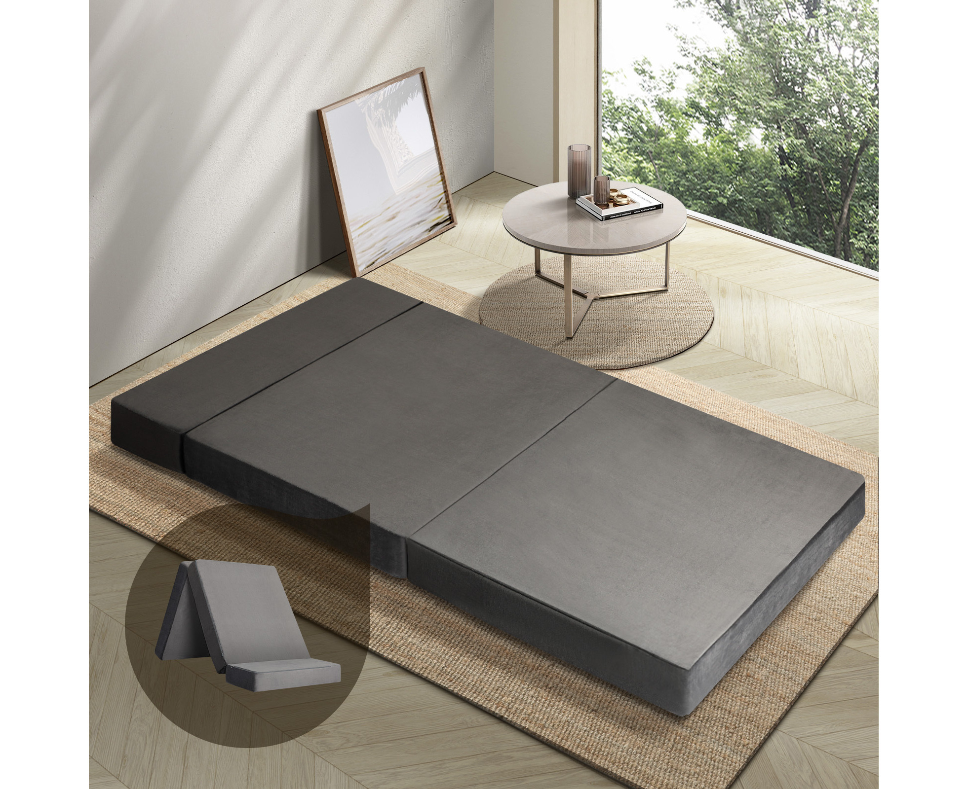 Portable deals mattress double