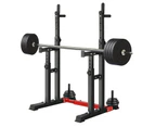 Finex Squat Rack Adjustable Weight Bench Press Barbell Bar Stand Weight Lifting