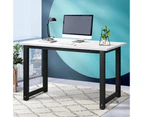 Oikiture Computer Desk Study Office Table Workstation Laptop Desks Home 120cm