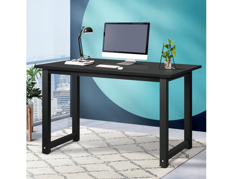 Oikiture Computer Desk Home Office Table Study Workstation Laptop Desks 120cm