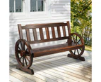 Livsip Garden Bench Wagon Chairs Outdoor Furniture Wheel Seat Chair Backyard Lounge