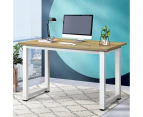 Oikiture Computer Desk Office Table Home Workstation Study Laptop Desks 120cm