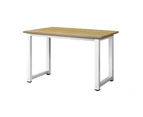 Oikiture Computer Desk Office Table Home Workstation Study Laptop Desks 120cm