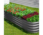 Livsip Garden Bed 240X80X42CM Galvanised Raised Steel Vegetable Planter