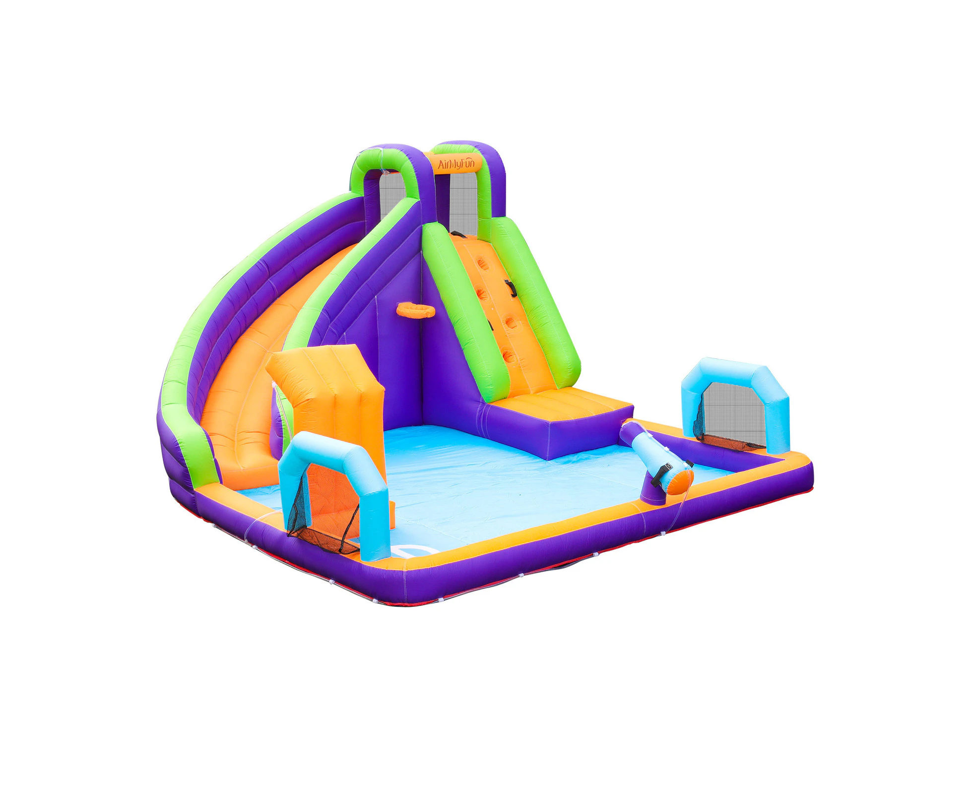 AirMyFun Inflatable Water Slide Park Kids Bounce House Outdoor Jumping Castle Play Pool Xmas Gift