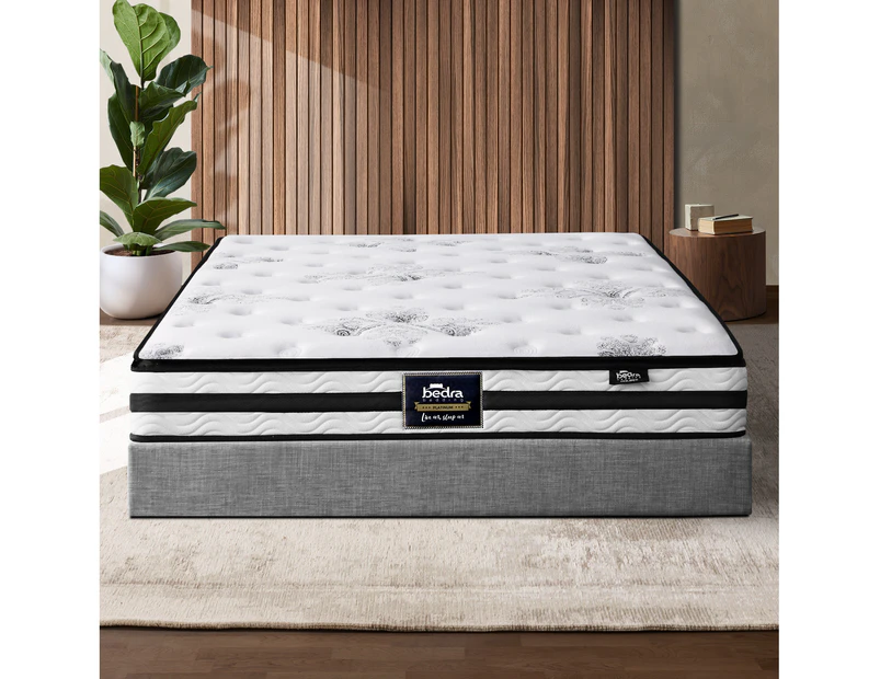 Bedra Double Mattress Breathable Luxury Bed Bonnell Spring Foam Medium 22cm