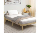 Oikiture Bed Frame Single Size Wooden Timber Bed Frame Platform