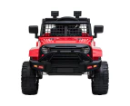 Mazam Ride On Car 12V Electric Jeep Toy Remote Cars Kids Gift MP3 LED lights Red
