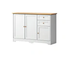 Oikiture Buffet Sideboard Cabinet Storage Cupboard Hallway Kitchen Drawers Table