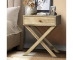 Oikiture Bedside Table Wooden