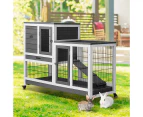 Alopet Rabbit Hutch Chicken Coop 110cm x 55cm x 90cm