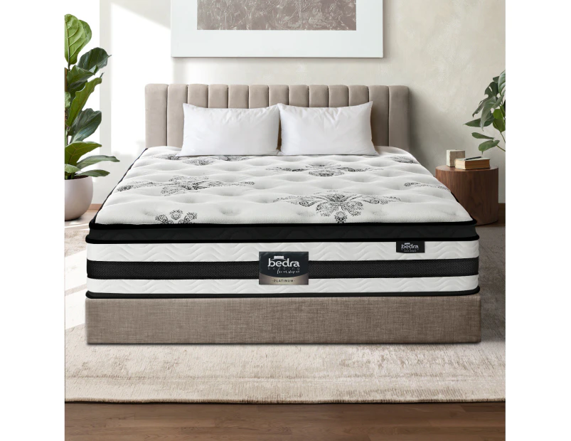 Bedra Double Mattress 34CM 7 Zone Pocket Spring Cool Gel Foam Medium Firm