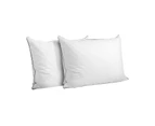 Bedra Pillow Duck Feather Down Pillows Twin Pack - White